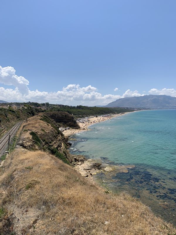 Castellammare nach  Balestrate Porto/Spiaggia u retour