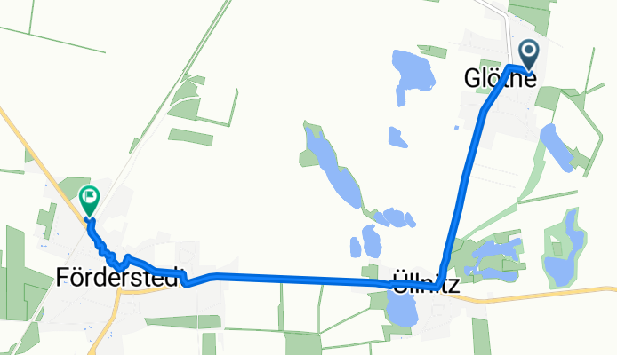 Relaxed route in Staßfurt