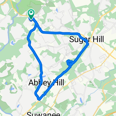 Relaxed route in Sugar Hill