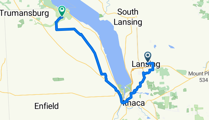 2–98 The Strand, Lansing to 2381 Taughannock Park Rd, Trumansburg