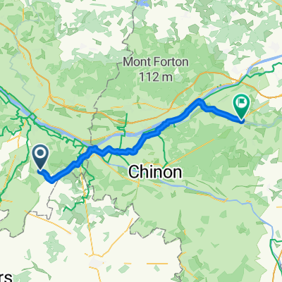 De 5–19 Rue Eugène Valade, Brézé à 12 Rue Nationale, Azay-le-Rideau
