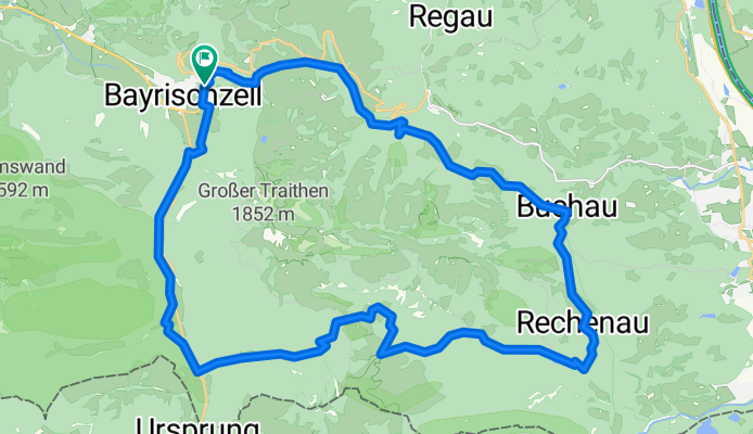 Rund um den Großen Traithen (ab/bis Bayrischzell)
