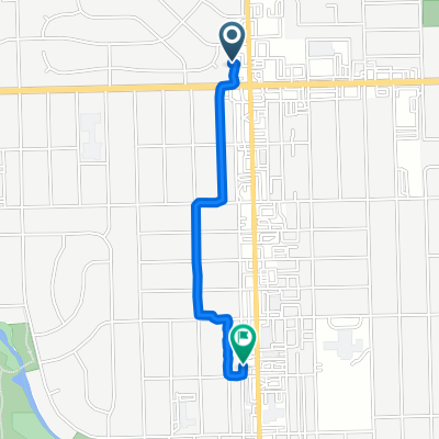 10240 S Cicero Ave, Oak Lawn to 10750 S Cicero Ave, Oak Lawn