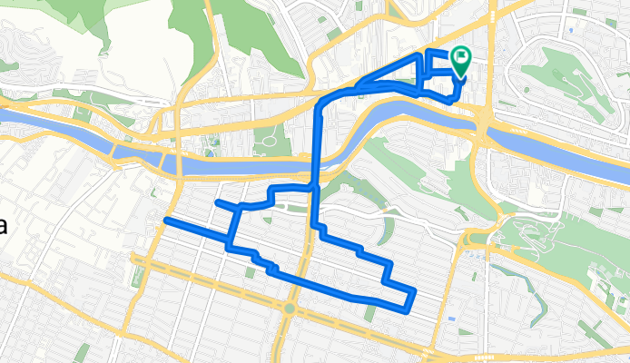 Relaxed route in Monterrey