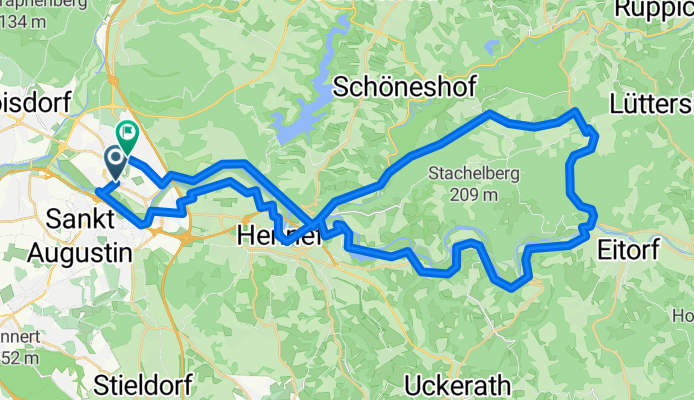 Siegburg - Eitorf - Siegburg