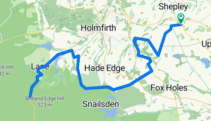 Carr Hill Road 105, Upper Cumberworth to Carr Hill Road 105, Upper Cumberworth
