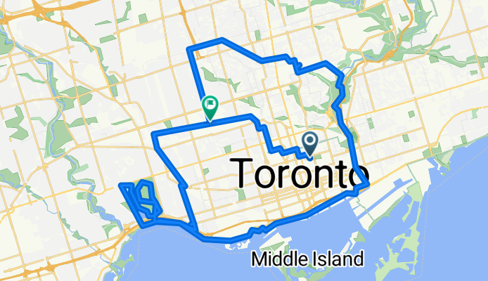 High Park - Lakeshore - Mt Pleasant Loop