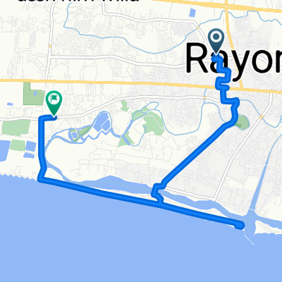 Soi Bohnkai, Amphoe Mueang Rayong to Thanon Rajbamrung, Amphoe Mueang Rayong