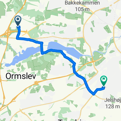 Route to Guldbjergvej 14, Højbjerg