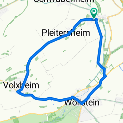 Leichte Radtour um Wöllstein