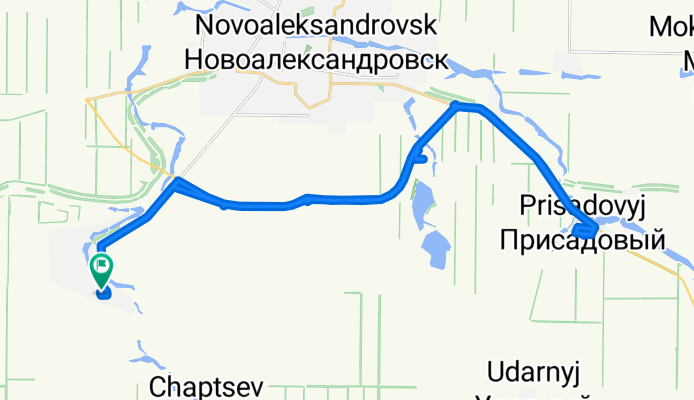 Restful route in Красночервонный