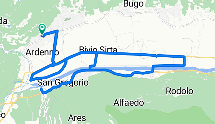 Da Via Duca d'Aosta, Ardenno a Via Duca d'Aosta, Ardenno