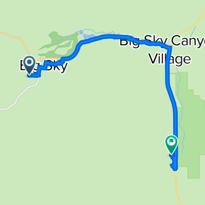 Fast ride in Gallatin Gateway