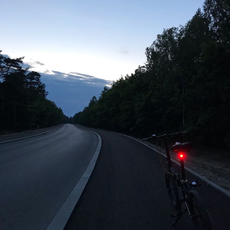 Restful route in Poraj