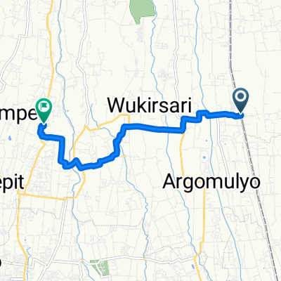 Jalan Prambanan-Glagaharjo, Kemalang to Jalan Kaliurang, Kecamatan Pakem