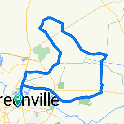 Supersonic route in Greenville