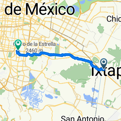 De San Luis Potosí 22, Valle de Chalco Solidaridad a Mexicaltzingo, Ciudad de México