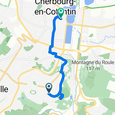 Rue de Franche Comté 5, Cherbourg-en-Cotentin to Rue Grande Rue 33, Cherbourg-Octeville