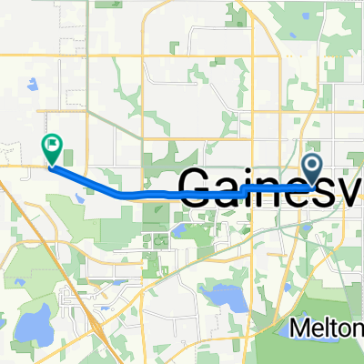 Supersonic route in Gainesville