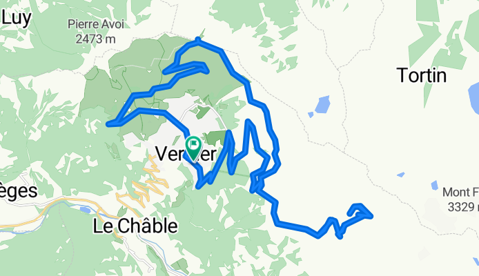 De Rue de Médran 21, Verbier à Rue de Médran 20–24, Verbier