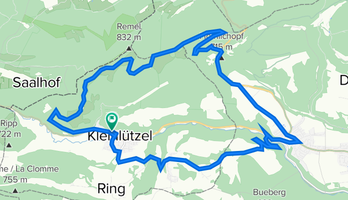 Kleine Runde: Kleinlützel-Huggerwald-Röschenz-Chall-Remel-Kleinlützel