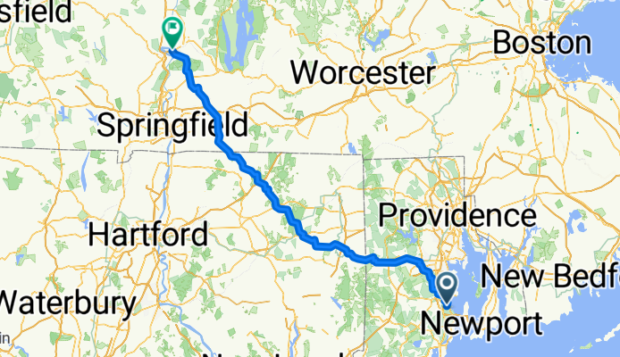 Lantern Lane 210, North Kingstown to Russell Street 147, Hadley