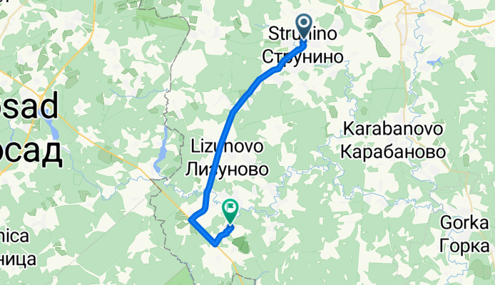 От Струнино до Unnamed Road
