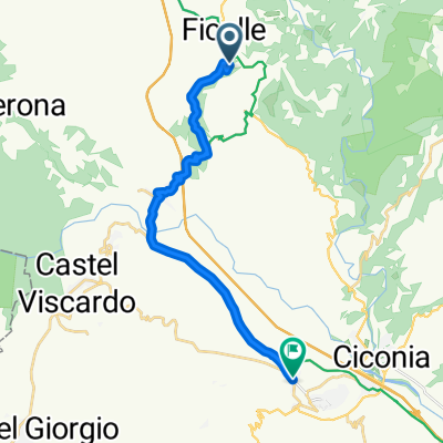 Strada Cassia Antica, Ficulle to Via Po 31, Sferracavallo