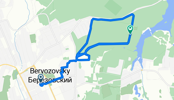 маршрут с улица Загвозкина 39, Березовский