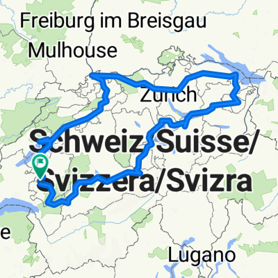 De Route de la Neirigue 9, Villariaz à Route de Mézières 9–13, Villariaz