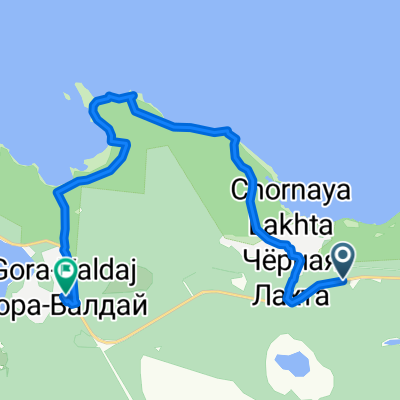 41A-007 to улица Гора Валдай 27, Gora-Valday