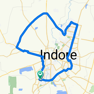 Home to Airport to super corridor to Brts to Home