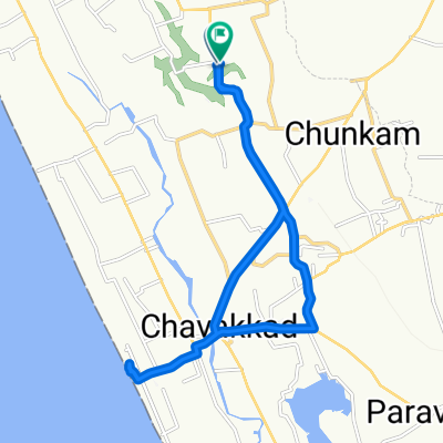 Relaxed route in Pookode