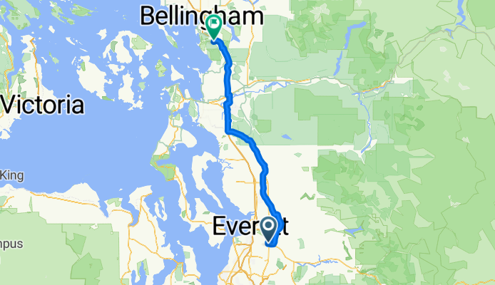 9003 77th Pl SE, Snohomish to 677 N Lake Samish Dr, Bellingham