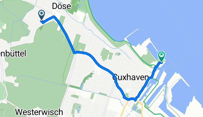 Restful route in Cuxhaven