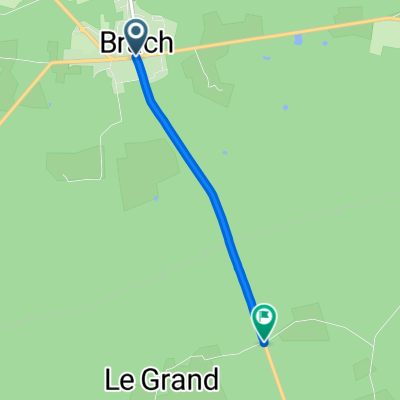 Route de Castelnau 1, Brach naar Chemin du Petit Ludée 26, Sainte-Hélène