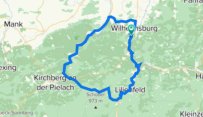 Wilhelmsburg-Lilienfeld-Morigraben-Hofstetten-Wilhelmsburg
