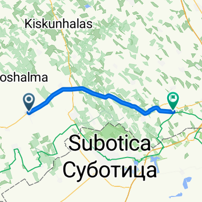 Slow ride in Mélykút
