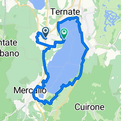 Percorso da Via Garibaldi 1022, Comabbio