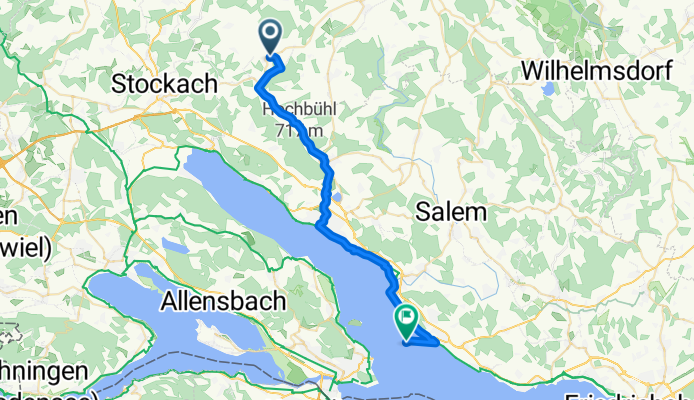 Moderate route in Überlingen