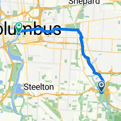 Restful route in Columbus