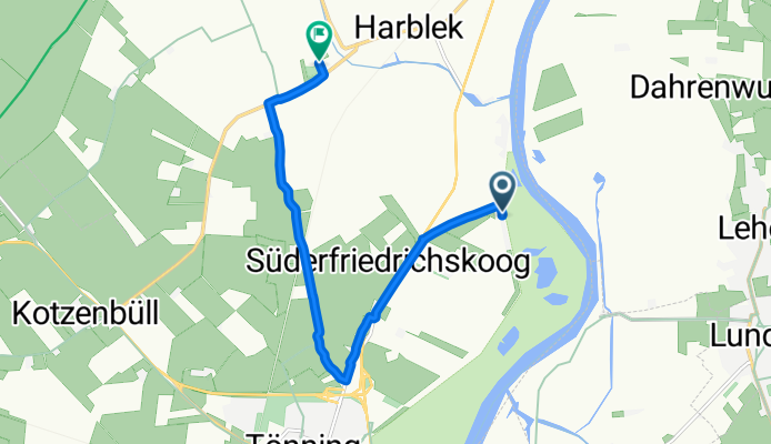 Süderdeich 4, Oldenswort nach Oldenswort