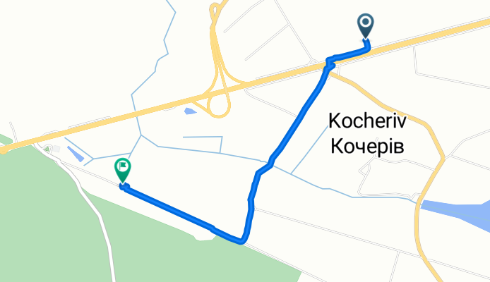 Restful route in Кочерів