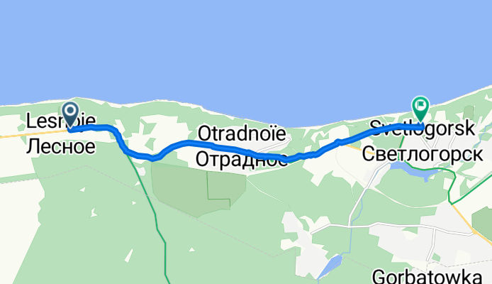 Steady ride in Светлогорск