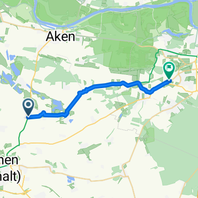 Am Mühlenweg, Osternienburger Land nach Otto-Mader-Straße 1, Dessau-Roßlau