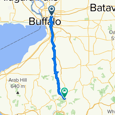 De Edison Ave, Buffalo à 6557 Holiday Valley Rd, Ellicottville