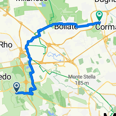 Strada Provinciale ex Strada Statale 11 30, Settimo Milanese to Via dei Giovi 179, Cormano