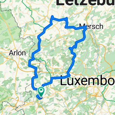 Käerjeng - Aischen - Useldeng - Reckeng - Aiscdall - Kielen - Käerjeng