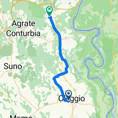 Relaxed route in Borgo Ticino