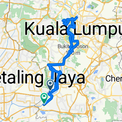 Jln Puchong to Bukit Tunku Ride